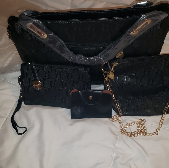 Set of 3 gorgeous handbags and wallet - Picture 3 of 4